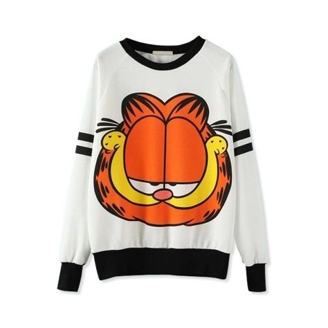 Cartoon Animal Print Sweatshirt ($27) ❤ liked on Polyvore featuring tops, hoodies, sweatshirts, white, long sleeve sweatshirt, comic book, cartoon sweatshirts, white top and white sweatshirt Outfit Cardigan, Fashion Tops Blouse, Cartoon Outfits, Print Sweatshirt, White Sweatshirt, Fall Winter Outfits, Printed Sweatshirts, White Long Sleeve, Sweatshirt Fashion