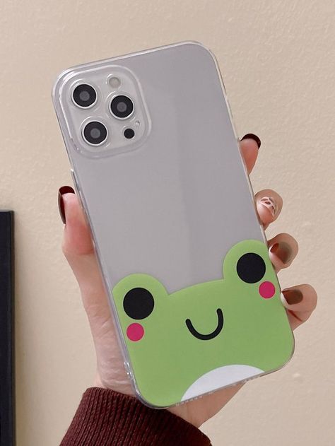 Idea For Case Phone, Things To Put Under A Clear Phone Case, Cute Frog Phone Case, Phone Etui Ideas, How To Make Phone Cases, Custom Coque Telephone, Painted Phone Case Ideas, Phone Back Cover Ideas, Phone Cases Diy Homemade