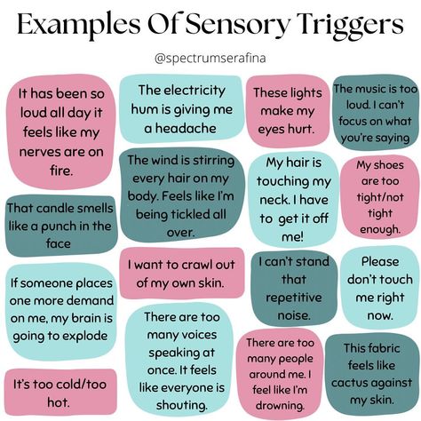 Asd Spectrum, Mental Health Facts, Sensory Overload, Sensory Issues, Social Emotional Skills, Sensory Processing Disorder, Emotional Awareness, Sensory Processing, Emotional Skills