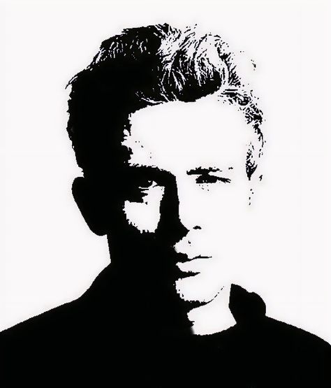 James Dean Tattoo, Dean Tattoo, James Dean, Dean, Human Silhouette, Black And White, Tattoos, Art