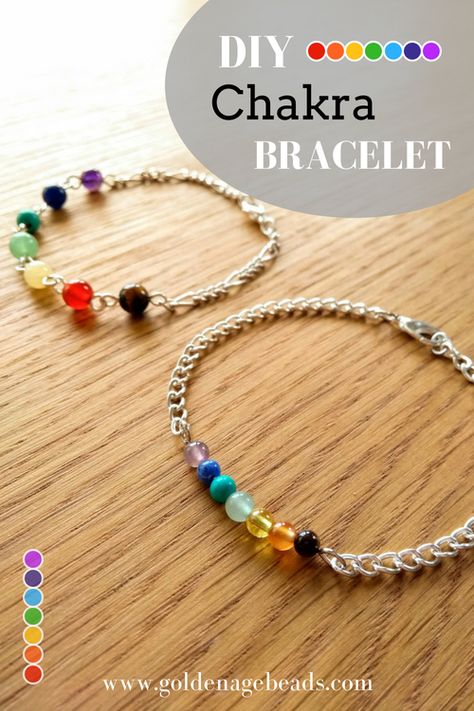 How To Make Chakra Bracelet, Chakra Necklace Diy, Chakra Bracelet Meaning, Chakra Bracelet Diy, Mala Necklace Diy, Chakra Stones Jewelry, Mala Beads Diy, Chakra Beads Bracelet, Jasper Bead Bracelet