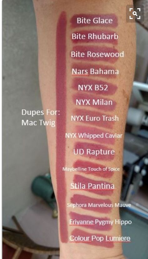 Dupes for MAC TWIG Maybelline Touch Of Spice, Mac Twig, Touch Of Spice, Mac Lipsticks, High End Brands, Trendy Makeup, Makeup Swatches, Mac Makeup, Mac Lipstick