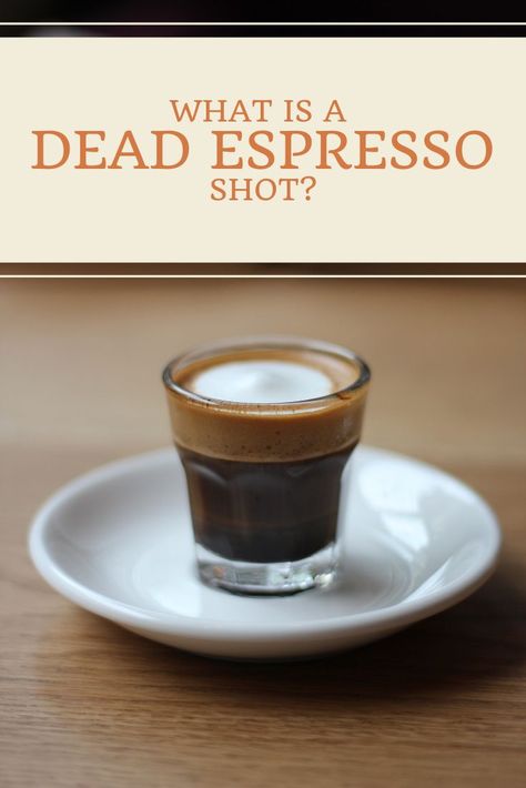 A dead espresso shot is one where the heart, body, and crema of the shot have mixed together and altered its taste and texture. Some coffee shop chains train their staff to believe a shot of espresso is dead after 10 seconds, but in reality, it takes 2 to 3 minutes for a shot of espresso to die. #deadespresso Espresso Macchiato, Espresso Shot, Italian Coffee, Coffee Photography, A Cup Of Coffee, Blended Coffee, Coffee And Books, Chocolate Coffee, Coffee Cafe