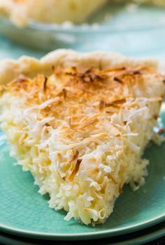 Coconut Macaroon Pie sub gf pie crust Macaroon Pie, Custard Pie Recipe, Coconut Macaroon, Macaroon Cookies, Coconut Custard Pie, Coconut Pie, Coconut Custard, Custard Filling, Coconut Cream Pie