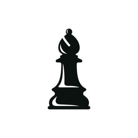 Bishop chess icon isolated on white background Bishop Chess Piece Tattoo, Bishop Tattoo Chess, Chess Vector, Chess Icon, Bishop Tattoo, Chess Piece Tattoo, Bishop Chess, Chess Pieces, Chess