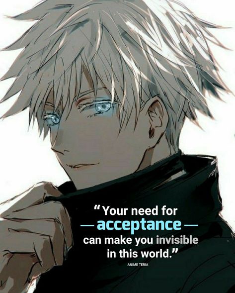 Gojo Satoru Quotes, Gojo Quotes, Jjk Quotes, Girl Hunting Quotes, Wall Prints Quotes, Naruto Quotes, Hbd Quotes, Manga Quotes, Anime Quotes Inspirational