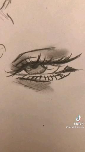 Long Eyelashes, Cool Art Drawings, A Drawing, Drawing Tutorial, Eyelashes, Cool Art, Lashes, Art Drawings, Drawings