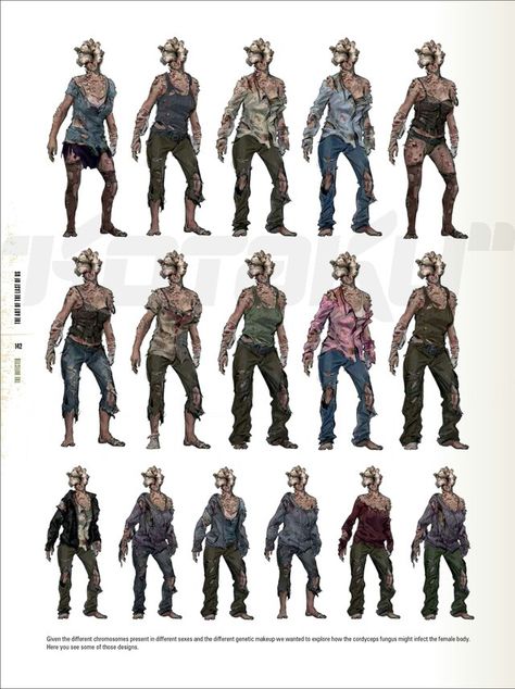 Clicker variations Clickers Last Of Us, Clickers The Last Of Us Concept Art, Last Of Us Clicker, Chasqueadores The Last Of Us, Clickers The Last Of Us Art, Clickers The Last Of Us, Monster Sketch, Arte Zombie, Apocalypse World