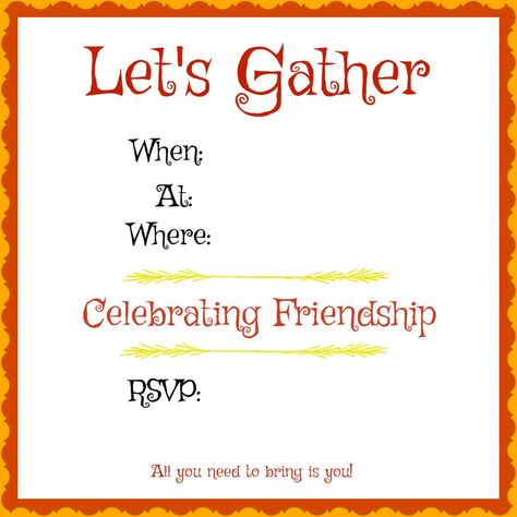 Friendsgiving Invitation, Invitation, Friends Party Friendship Party Invitations, Dinner Party Invitations Friends, Celebrating Friendship Party, Friends Giving Invite, Get Together Invitation Friends, Friendsgiving Invitations Free, Friends Reunion Party, Friends Party Invitation, Halloween Veggie Tray