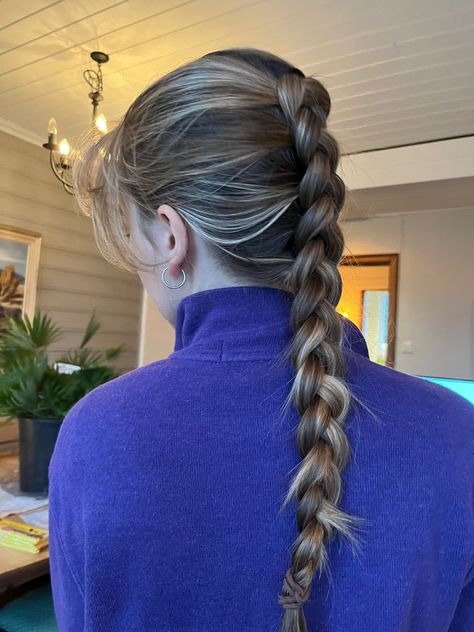 Single Dutch Braid, Church Camp, Dutch Braid, Hair Inspo, Hair And Nails, Iphone Wallpaper, Braids, Hairstyles, Iphone