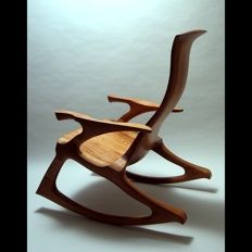 ￼ Free rocking chair plans Comfy Rocking Chair, Diy Rocking Chair, Wooden Chair Plans, Wooden Rocking Chair, Rocking Chair Plans, Chair Woodworking Plans, Wooden Folding Chairs, Woodworking Chair, Wooden Rocking Chairs