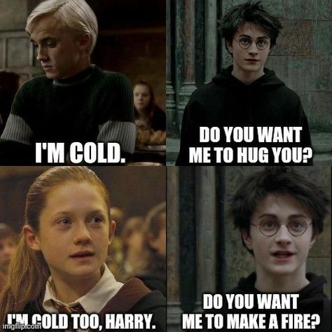 Drarry Texts, Harry Potter Funny Pictures, Hp Ships, Harry Potter Parody, Hp Universe, Movie Board, Funny Harry Potter Jokes, Harry Draco, Cute Harry Potter