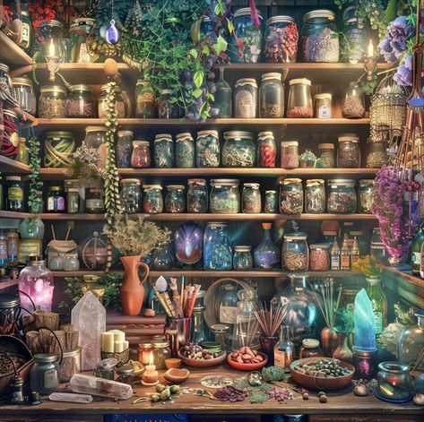 Apothecary Decor, Witch Cottage, Witchy Wallpaper, Magic Aesthetic, Fantasy Places, Season Of The Witch, Witch Aesthetic, Practical Magic, Halloween Festival