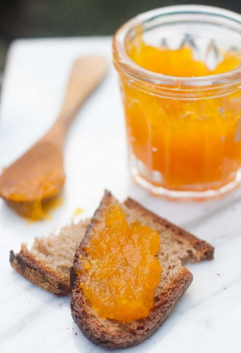 Pumpkin jam, a seasonal treat, sublime on toast or paired alongside a cheese platter! Corn Cob Jelly, Pumpkin Jam, Easy Jam, Sugar Pumpkin, Jam And Jelly, Apricot Jam, Pumpkin Seasoning, Jams & Jellies, Jam Recipes