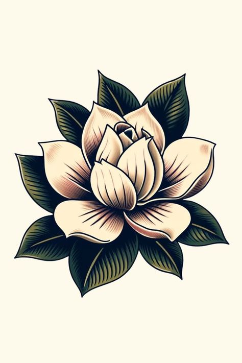 Patchwork, Magnolia Leaves Tattoo, Neo Traditional Tattoo Flowers, Magnolia Tattoo Traditional, Traditional Magnolia Tattoo, Classic Flower Tattoo, Magnolia Tattoo Design, American Traditional Flowers, American Traditional Flower Magnolia Leaves Tattoo, Magnolia Tattoo Traditional, Flower Tattoo Magnolia, Traditional Magnolia Tattoo, Classic Flower Tattoo, Neo Traditional Leaves, American Traditional Flowers, Magnolia Tattoo Design, Feminine American Traditional