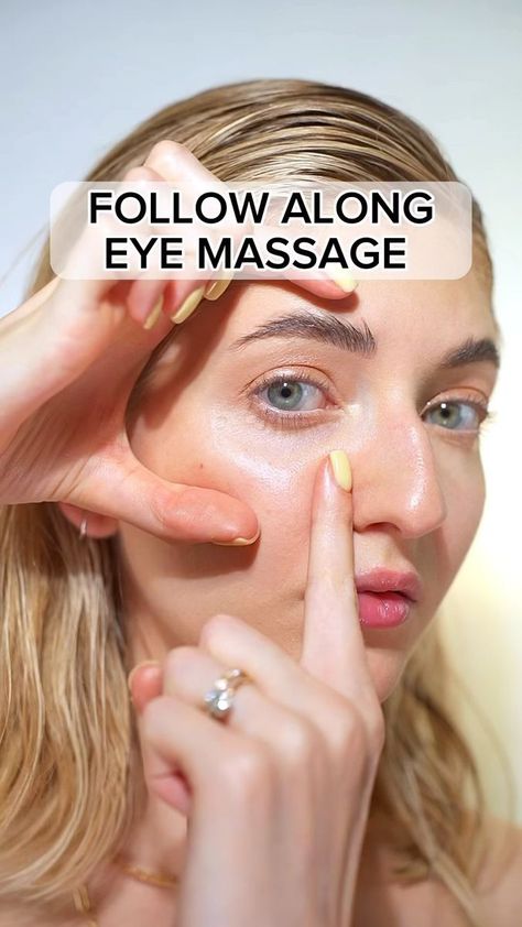 Eye massage for dark circles Repeat this daily over a moisturizer🙌 Each exercise should be done for 30 seconds Follow me for more techniques #darkcircles #undereyecircles #undereyebags #beautytips #beautyhacks | Valeriia Veksler | oma.uk · Original audio Facial Massage Steps, Facial Massage Techniques, Face Fitness, Face Massage Techniques, Facial Routine Skincare, Eye Massage, Facial Massage Routine, Face Yoga Exercises, Face Yoga Facial Exercises