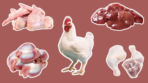 The Ra Diaries : Nutritional Data at a Glance- Chicken Chicken Digestive System, Raw Chicken For Dogs, Chicken Anatomy, Chicken Nutrition Facts, Poultry Feed Formulation, Boneless Chicken Wings, Chicken Gizzards, Leg Bones, Chicken Heart