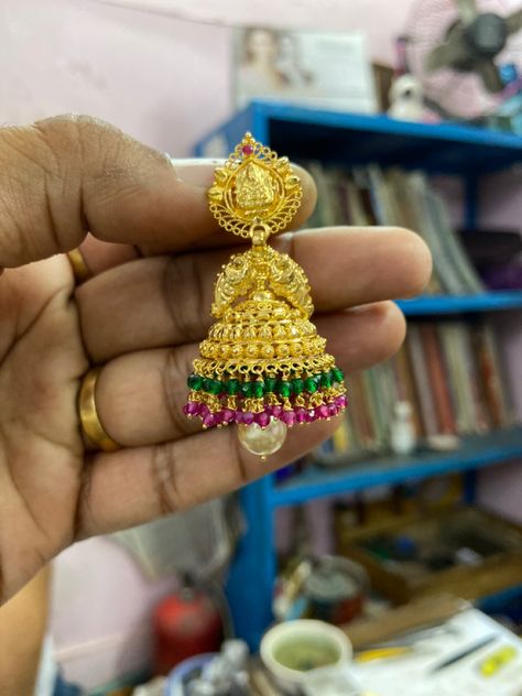 Buttalu Earrings Gold Antique, Gold Buttalu In 5 Grams, 10grams Gold Earrings Buttalu, Gold Earrings Butalu, Gold Kammal Design, Buttalu Earrings Gold In 10 Grams, Jumkas Gold Indian Bridal, Gold Jewels Design Earrings, Gold Jhumka Designs Indian Weddings