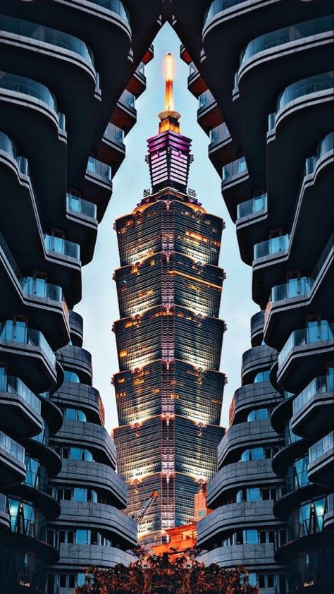 Notebook Background, Taipei Travel, Background Cool, Taipei 101, Travel Pose, Taiwan Travel, Destination Photography, Taipei City, Unique Buildings