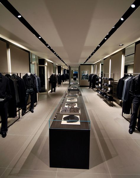 Armani Collezioni NBS Armani Store, Design Closet, Bond Street London, Luxury Closets, Armani Clothing, Closets Design, Led Store, Armani Casa, Luxury Closets Design