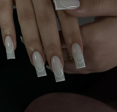 Milky Nails, Sassy Nails, Diy Acrylic Nails, Grunge Nails, Basic Nails, French Acrylic Nails, Casual Nails, Soft Nails, Nails Only