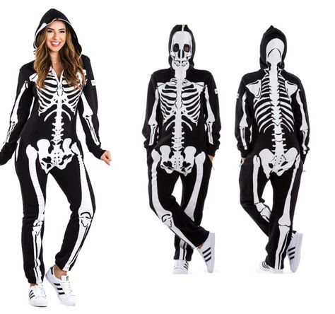 Halloween party, Halloween costume, Halloween clothing, Halloween decorations, Halloween costume for men and women Fashion Skeleton Jumpsuit, Skeleton Costume Women, Halloween Skeleton Costume, Costume Skeleton, Costume Jumpsuit, Skeleton Halloween Costume, Women Skeleton, Tipsy Elves, Costume For Women