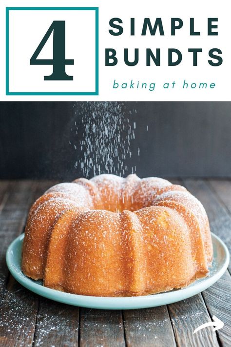 Simple and absolutely delicious Bundt recipes to bake at home using easy ingredients. Follow these steps: choose a Bundt design, flavor, and bake! Bundt Pan Cakes, Six Inch Bundt Cake Recipes, Nordic Ware Recipes, Bundt Cake Recipes Uk, Simple Bundt Cake, Nordicware Recipes, Best Bundt Cake Recipes, Homemade Pound Cake Recipe Bundt Pans, Nordic Ware Bundt Cake Recipes