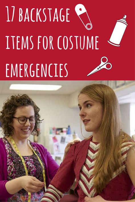 Costume emergency kit! Theatre Costume Organization, Theater Costume Organization Storage Ideas, Costume Storage Theater, Stage Manager Kit, Costuming Theatre, Costume Organization, Orianna League Of Legends, Theatre Tips, Costume Storage