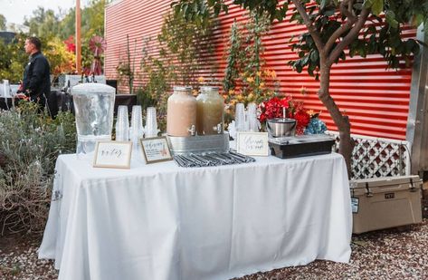 Photo by Studio Luniste  #snoicesd #catering #sandiegowedding #wedding #sandiegocatering #birthdayparty #event #summer Diy Boba Bar, Boba Bar Wedding, Wedding Boba, Art Deco Reception, Boba Bar, Wedding Food Bars, Tea Wedding, Thanksgiving 2023, Ramen Bar