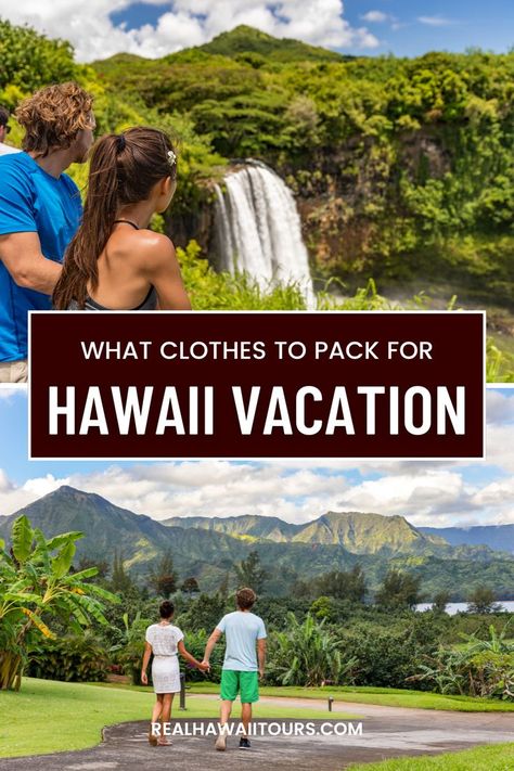 This essential Hawaii packing guide ensures you're perfectly prepared for your trip to the islands. Included are a comprehensive Hawaii packing checklist and a detailed guide offering outfit suggestions, weather updates, and practical tips for your Hawaiian vacation. Unsure about what to bring to Hawaii? Hawaii Wardrobe Outfit Ideas, Hawaii Casual Outfit, What To Wear In Hawaii In October, Kauai Outfits, Pack For Hawaii Vacation, Vacation Outfits Hawaii, Cute Hawaii Outfits, Packing For Hawaii, Hawaii Trip Outfits