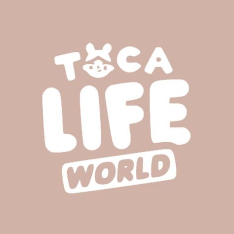 Toca Boca Logo Aesthetic, Toca Boca Pfp, Word Wallpaper, Home Screens Aesthetic, Wildflower Theme, Flower App, Mobile App Icon, Beige Icons:), World Icon