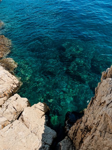 Aesthetic clear blue water Croatia, Rijeka - Adriatic Sea. Adriatic Sea Aesthetic, Croatia Rijeka, Croatian Summer, Rijeka Croatia, Stay Forever, Clear Blue Water, Light Study, Adriatic Sea, Summer Photos