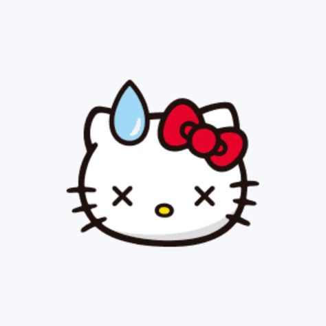 xx° kitty😓 Sanrio Stickers Png, Hello Emoji, Hello Kitty Mood, Backgrounds Hello Kitty, Sanrio Png, Funny Hello, Emoji Icon, Cat App, Hello Kitty Face