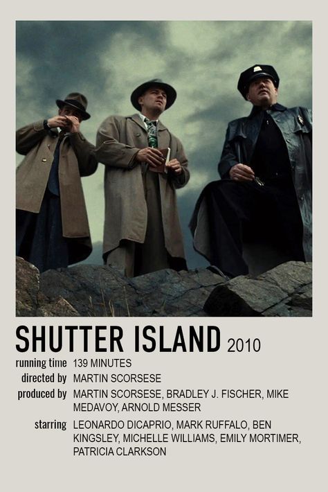 Island Movies, Ben Kingsley, Island Wallpaper, Shutter Island, Polaroid Poster, Mark Ruffalo, Michelle Williams, Martin Scorsese, Movie Poster Art