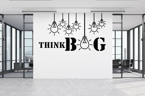 Built In Office, Office Decals, Office Wall Graphics, Office Mural, Office Wall Design, Design Motivation, Office Wall Decals, Butterfly Wall Decals, English Room