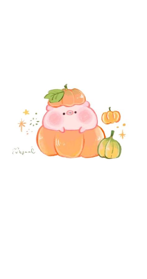 Pig Halloween, Pig Cute, Cute Drawlings, Pig Wallpaper, Pig Drawing, Kawaii Pig, Cute Pig, Cute Piggies, Chinese Art Girl