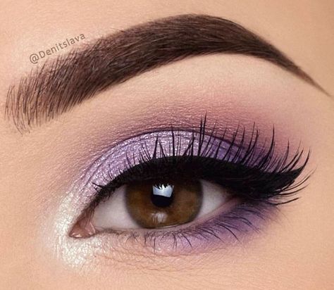 Quinceanera Makeup, Purple Makeup Looks, Eye Makeup Images, Wedding Eye Makeup, Prom Eye Makeup, Purple Eye Makeup, Cute Eye Makeup, Eye Makeup Pictures, Purple Makeup