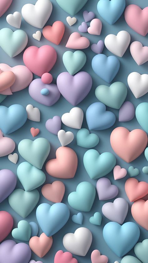 Pastel Phone Wallpaper, Wallpaper Corazones, Valentines Day Wallpaper, Pastel Phone, Iphone Wallpaper Texture, Iphone Wallpaper Aesthetic, Iphone Wallpaper Lights, Jelly Wallpaper, Day Wallpaper