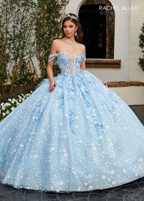 Strapless Ball Gown Alta Couture Quinceanera Gowns in Color | Style - RQ3119 Off Shoulder Corset, Mary's Bridal, Debutante Ball, Dresses Quinceanera, Rachel Allan, Quinceanera Dress, 16 Dresses, Dress 15, Quince Dresses