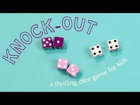 Easy Dice Games, Dice Games For Kids, Kids Social Skills, Building Games For Kids, Learn Skills, Social Skills For Kids, Family Card Games, Fun Card Games, Card Games For Kids