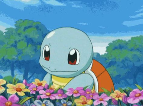 Pokemon Squirtle GIF - Pokemon Squirtle Flower - Discover & Share GIFs Pokemon, Gif, Flowers, Pokémon