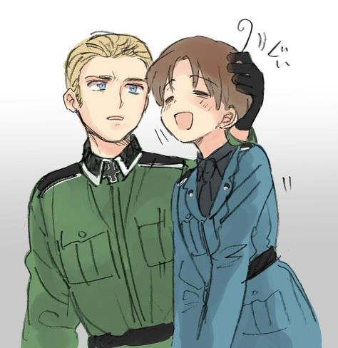 Oh my goodness, they are both so CUTE. Now I laugh in history class every time people talk about Germany and italy Hetalia Italy X Germany, Italy X Germany Hetalia, Italy X Germany, Gerita Hetalia, Germany X Italy, Aph Italy, Hetalia Italy, Hetalia Anime, Hetalia Characters