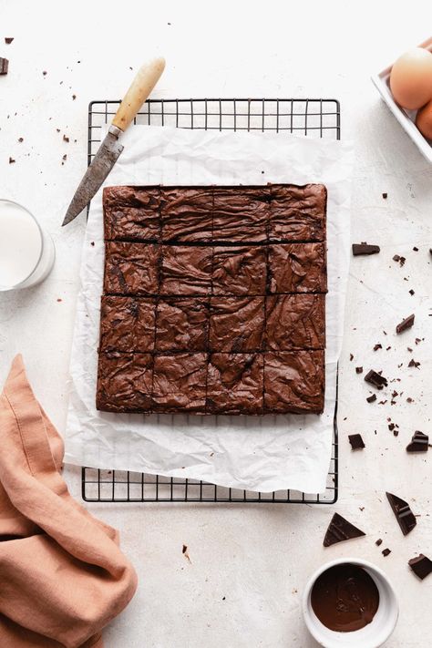 Better Than Boxed Brownies - Broma Bakery Flourless Dessert Recipes, Boxed Brownies Better, Best Brownie Mix, Cookie Perfection, Flourless Brownie Recipe, Flourless Baking, Flourless Desserts, Flourless Brownies, Broma Bakery