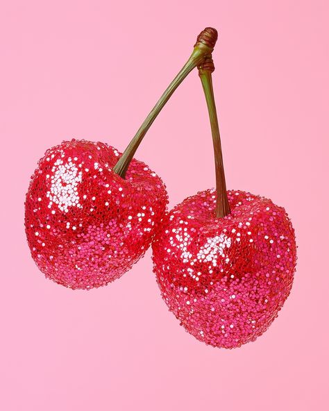 In my cherry era forever 🍒✨ #glitter #glittergirl #fruit #tuttifrutti #pinterestgirls #sparkle #sparkly #aiart #creativegirlgang #create #inspire #creativeentrepreneur #cherries Merry Berry, Bachelorette Themes, Party Pops, Fruit Decorations, Glitter Girl, 1% Wallpaper, Candy Store, Pinterest Girls, Photo Styling