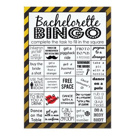 Bachelorette Bingo, Bachelorette Party Activities, Game Bar, Bingo Party, Gold Bachelorette, Bar Game, Awesome Bachelorette Party, Bachelorette Party Planning, Bachelorette Games