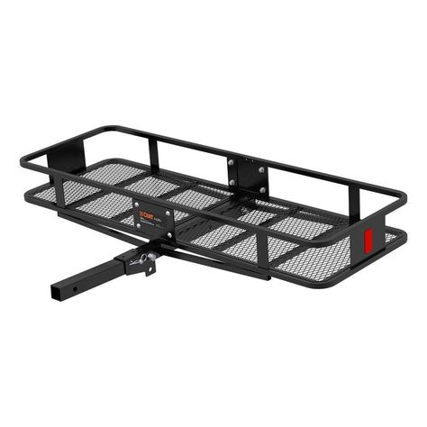 CURT 500 lbs. Basket-Style 20 in. Wide Hitch Cargo Carrier with 2 in. Folding Shank, Black Hitch Mounted Cargo Carrier, Hitch Cargo Carrier, Hitch Rack, Camping List, Cargo Rack, Basket Style, Cargo Net, Receiver Hitch, Cargo Carrier