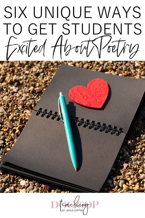 Teaching poetry in high school and middle school can be challenging, but it doesn't have to be. This post explains a new approach by using different interests to appeal to students. Click to find activities, lesson plans, anchor charts, and strategies to make poetry fun for teens. #teachingpoetry #reading #poetry #englishteacher #elateacher Fun Poetry Activities, Reading Poetry, High School Language Arts, Teaching Creative Writing, Socratic Seminar, Poetry Activities, Poetry Unit, Teaching Poetry, Language Arts Teacher