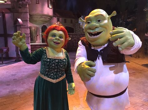 Shrek And Fiona Wallpaper, Fiona With Shrek, Shrek The Musical Fiona, Shrek And Fiona, Shrek Movie Scene, Shrek Fiona, Quality Time With Friends, Princess Fiona, Saying Hello