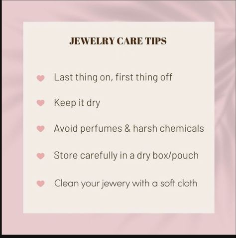 How To Care For Jewelry Tips, Social Media Jewelry Post, Captions For Jewelry Post, How To Take Care Of Jewelry, Bio Ideas For Jewelry Business, Instagram Bio Ideas For Jewelry Business, Jewelry Store Instagram Bio, Instagram Bio Ideas For Jewellery Business, Jewelry Instagram Bio Ideas