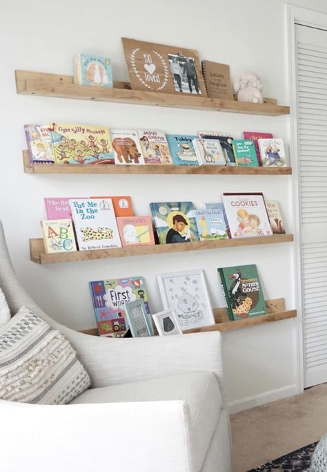 Ikea Mosslanda Bookshelves, Danish Room Ideas, Ikea Mosslanda, Danish Room, Reading Nook Kids, Reading Nook Ideas, Ocean Room, Second Birthday Ideas, Nook Ideas